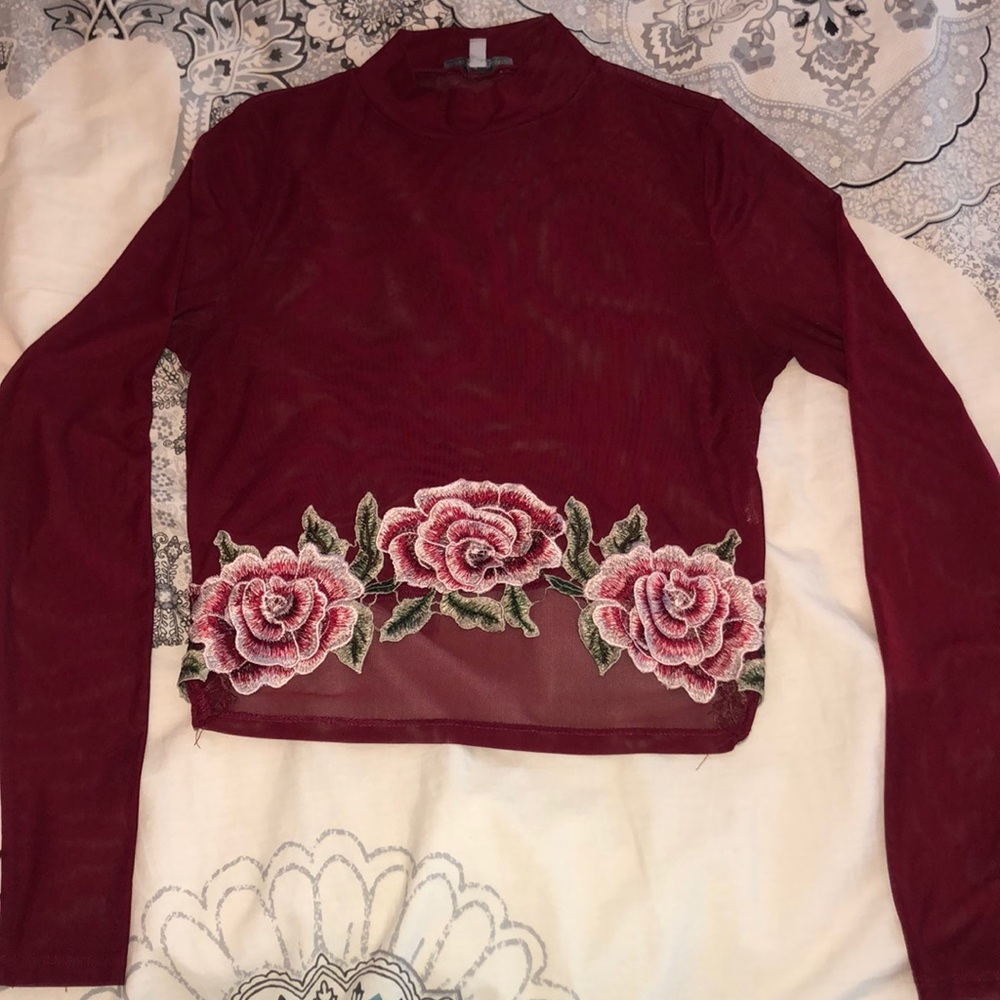 Charolette Russe Mesh Crop